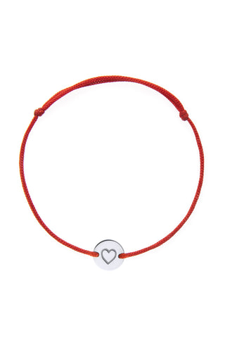 Silver Heart with ears