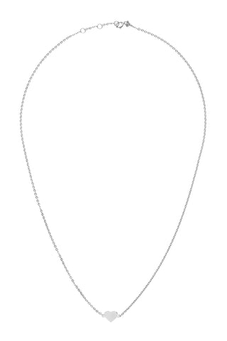 Silver heart necklace