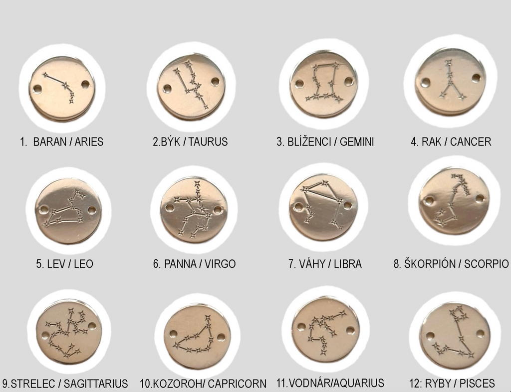 ZODIAC 14K žlté zlato