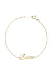 Yellow gold LOVE bracelet