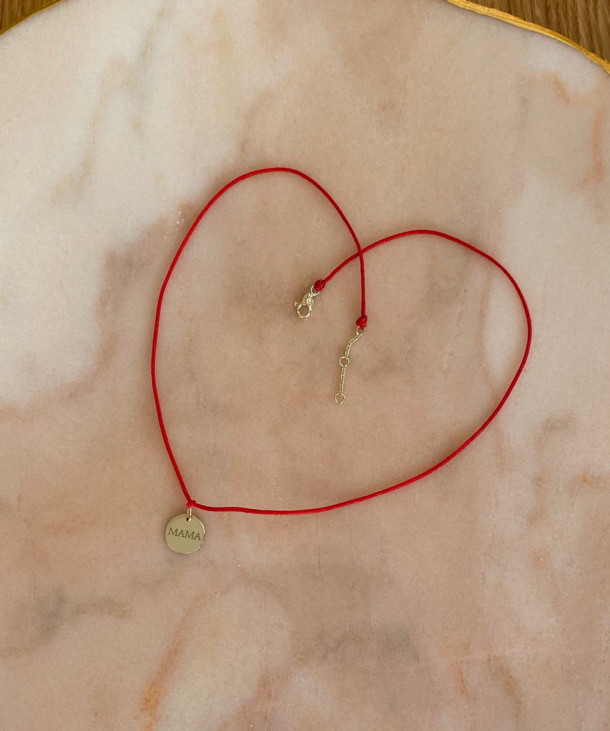 MAMA knot necklace