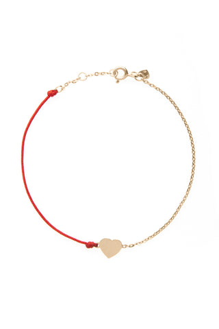 HalfHalf rose heart bracelet