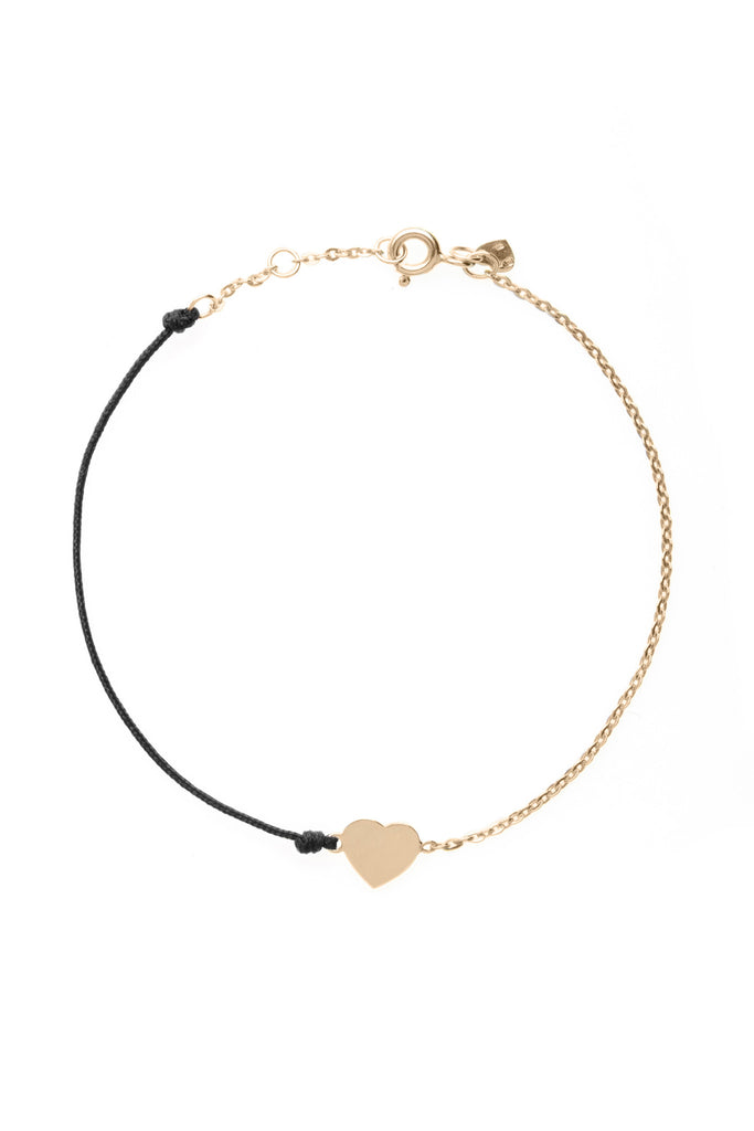 HalfHalf rose heart bracelet