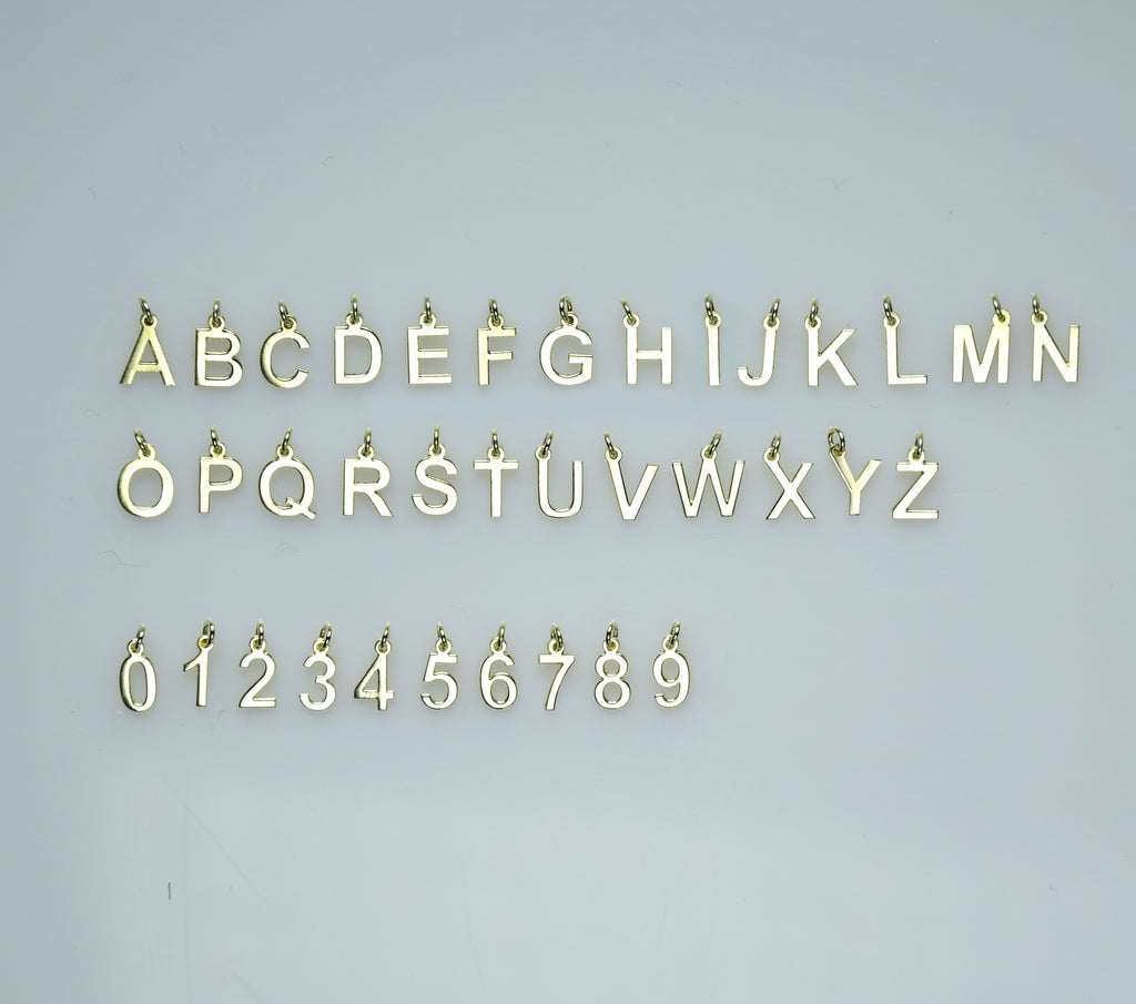 GOLD ALPHABET