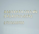 GOLD ALPHABET for kid