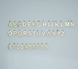 GOLD ALPHABET